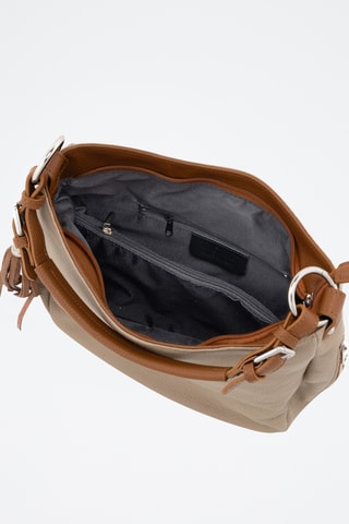 Borsa a mano in pelle Garga - Taupe
