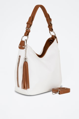 Borsa a mano in pelle Garga - Bianco