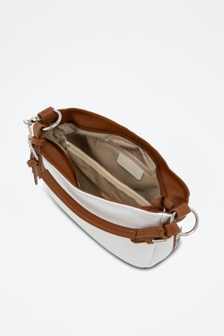 Borsa a mano in pelle Garga - Bianco