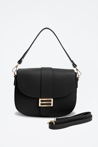 Borsa a mano in pelle Sangro - Nero