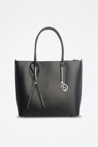 Borsa a mano in pelle Mallero - Nero