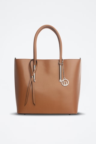 Borsa a mano in pelle Mallero - Marrone