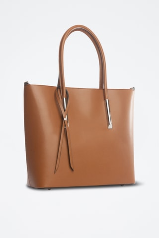 Borsa a mano in pelle Mallero - Marrone
