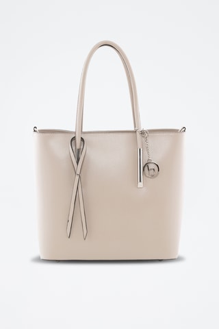 Borsa a mano in pelle Mallero - Taupe