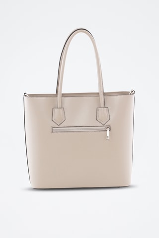 Borsa a mano in pelle Mallero - Taupe