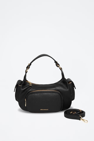 Borsa a mano in pelle Bechi - Nero