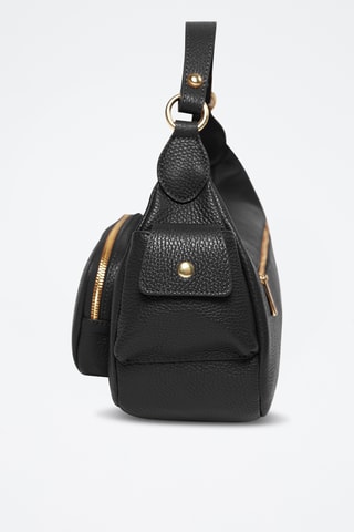 Borsa a mano in pelle Bechi - Nero