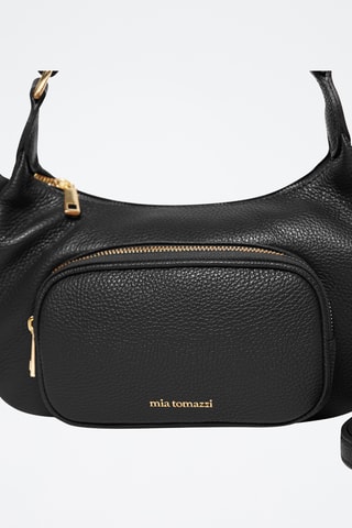 Borsa a mano in pelle Bechi - Nero