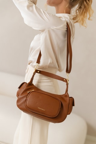 Borsa a mano in pelle Bechi - Marrone