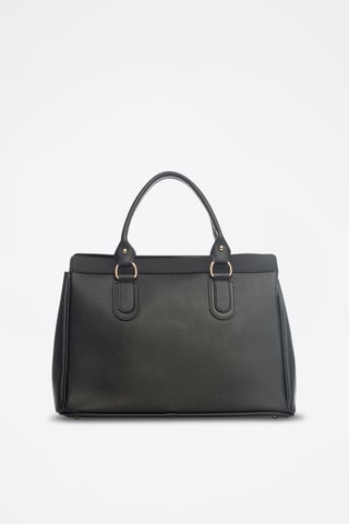 Borsa a mano in pelle Nure - Nero