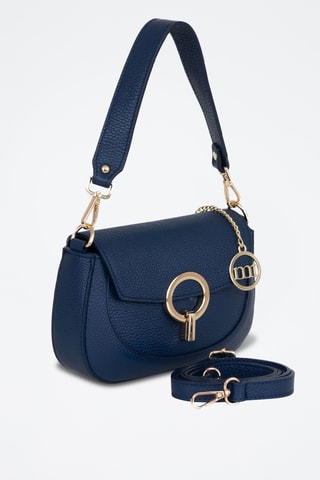 Borsa a mano in pelle Ceresio - Blu