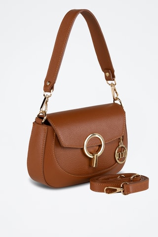 Borsa a mano in pelle Ceresio - Marrone