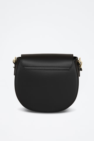 Sac bandoulière en cuir Accesa - Noir