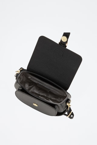 Sac bandoulière en cuir Accesa - Noir