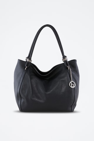 Shopping bag in pelle Merula - Nero