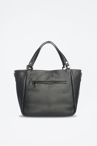 Sac bandoulière en cuir Alserio - Noir