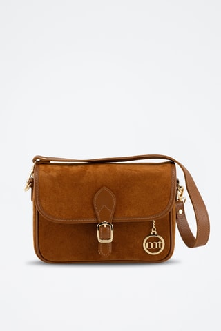 Sac bandoulière en cuir Magreglio - Marron