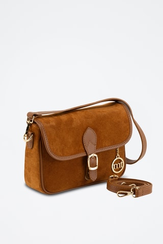 Sac bandoulière en cuir Magreglio - Marron
