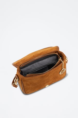 Sac bandoulière en cuir Magreglio - Marron