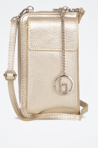 Sac bandoulière en cuir Cerca - Gris