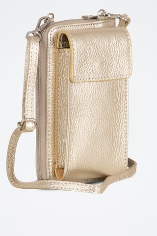 Sac bandoulière en cuir Cerca - Gris