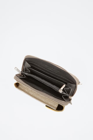 Sac bandoulière en cuir Cerca - Gris