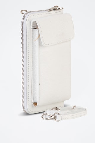 Sac bandoulière en cuir Cerca - Blanc