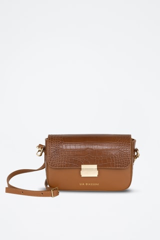Sac bandoulière en cuir Nicito - Marron