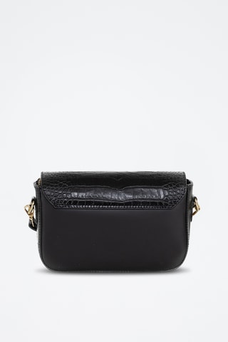 Sac bandoulière en cuir Nicito - Noir
