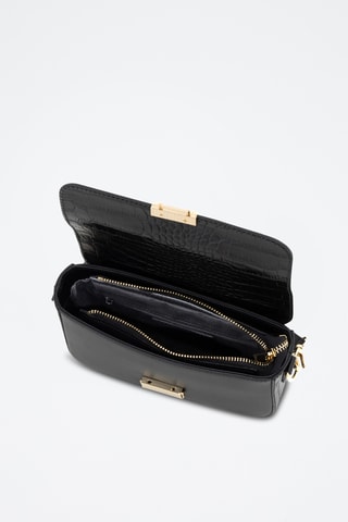 Sac bandoulière en cuir Nicito - Noir