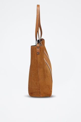 Borsa a spalla in pelle Bersezio - Marrone