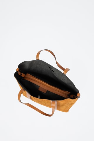 Borsa a spalla in pelle Bersezio - Marrone