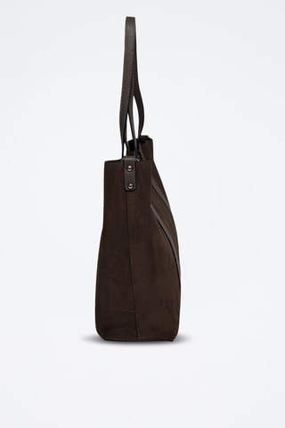 Borsa a spalla in pelle Bersezio - Marrone