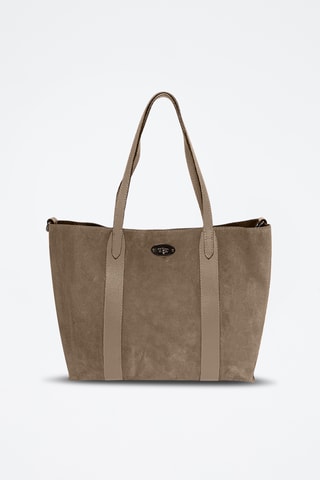 Borsa a spalla in pelle Bersezio - Taupe