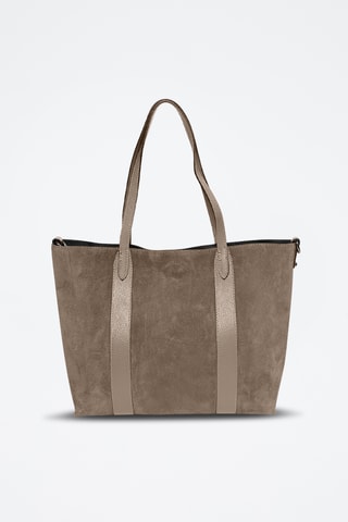 Borsa a spalla in pelle Bersezio - Taupe