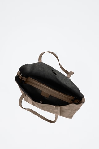 Borsa a spalla in pelle Bersezio - Taupe