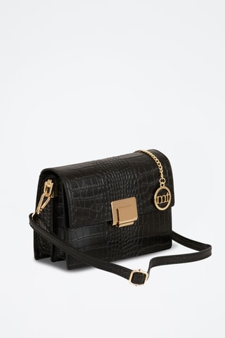 Borsa a spalla in pelle Velletri - Nero