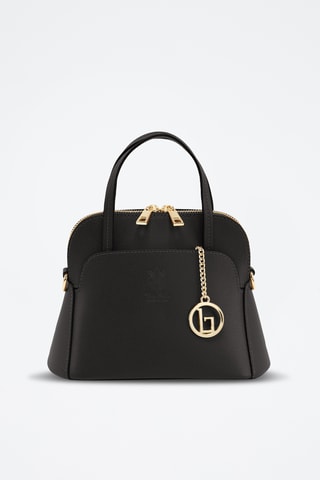 Borsa a mano in pelle Bozzone - Nero