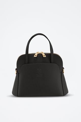 Borsa a mano in pelle Bozzone - Nero