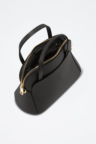 Borsa a mano in pelle Bozzone - Nero
