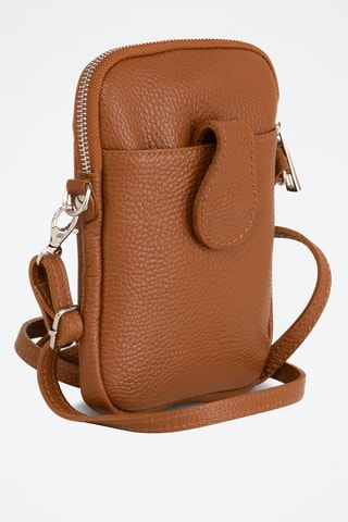 Sac bandoulière en cuir Paglia - Marron