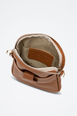 Sac bandoulière en cuir Paglia - Marron