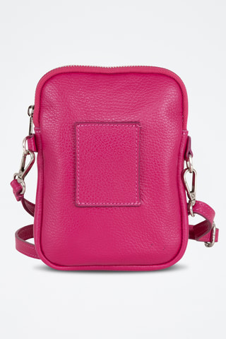 Sac bandoulière en cuir Paglia - Rose