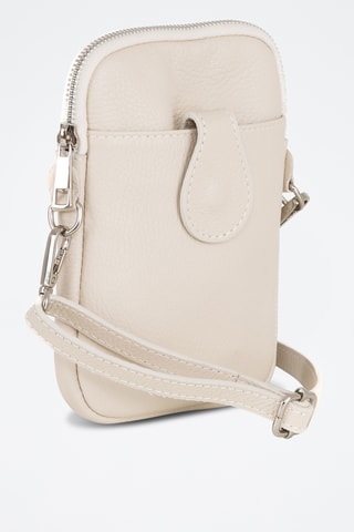 Sac bandoulière en cuir Paglia - Beige