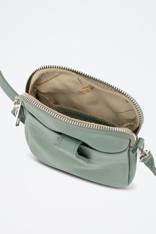 Sac bandoulière en cuir Paglia - Vert