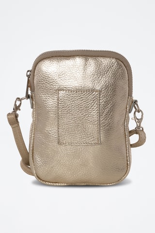 Sac bandoulière en cuir Paglia - Gris