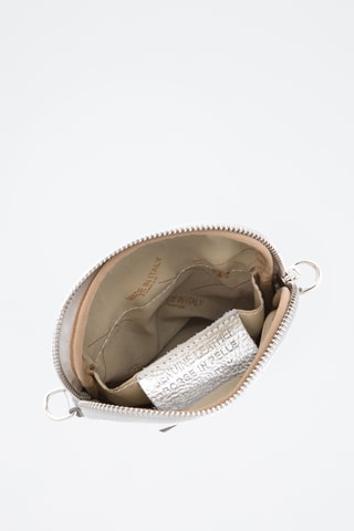Sac bandoulière en cuir Paglia - Argenté