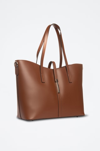 Borsa a mano in pelle Parma - Marrone