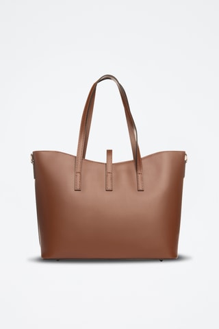 Borsa a mano in pelle Parma - Marrone