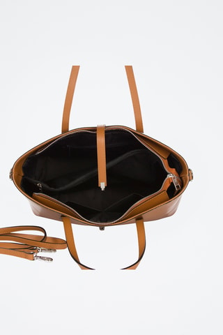 Borsa a mano in pelle Parma - Marrone
